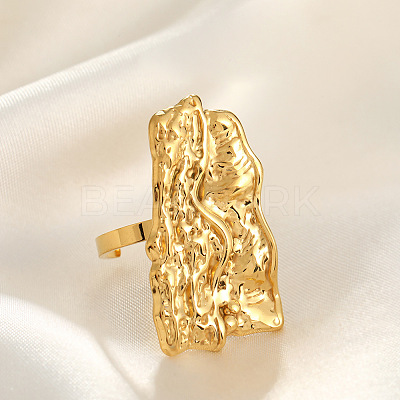 304 Stainless Steel Cuff Open Rings FS-WGD6945-02-1