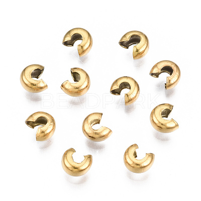 304 Stainless Steel Crimp Beads Covers X-STAS-S117-012B-1