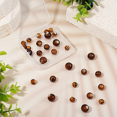 32Pcs Handmade Lampwork Beads LAMP-TA0001-56B-1