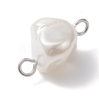 Electroplated Shell Pearl Nuggets Links PALLOY-JF04646-02-1