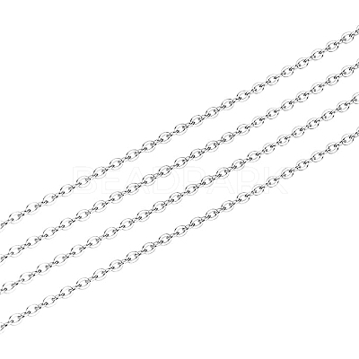 925 Sterling Silver Cable Chain STER-WH0011-04S-1
