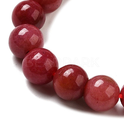 Dyed Natural Malaysia Jade Beads Strands G-G021-02A-15-1