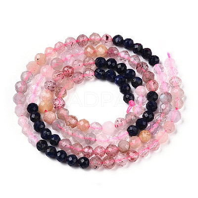 Natural Mixed Gemstone Beads Strands G-D080-A01-02-30-1