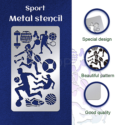 Retro Stainless Steel Metal Cutting Dies Stencils DIY-WH0242-304-1