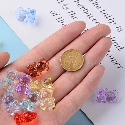 Transparent Acrylic Pendants TACR-S151-001-1