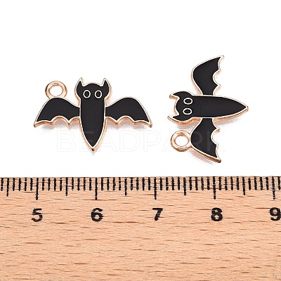 Halloween Theme Alloy Enamel Pendants PALLOY-N176-44-RS-1