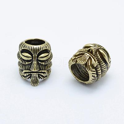 Brass Beads KK-P112-15-NR-1
