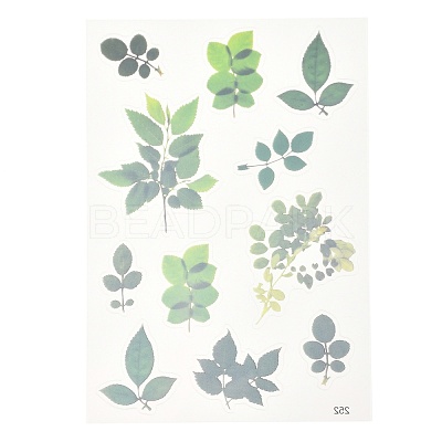 Waterproof Plastic Self Adhesive Stickers DIY-F064-13A-1