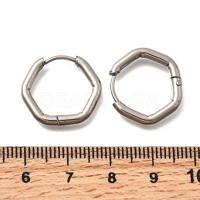 201 Stainless Steel Hoop Earrings EJEW-Z137-02P-04-1