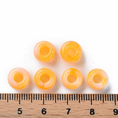 Acrylic European Beads MACR-S375-002B-06-1
