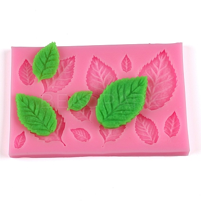 Leaf Food Grade Silicone Molds X-DIY-F100-01-1