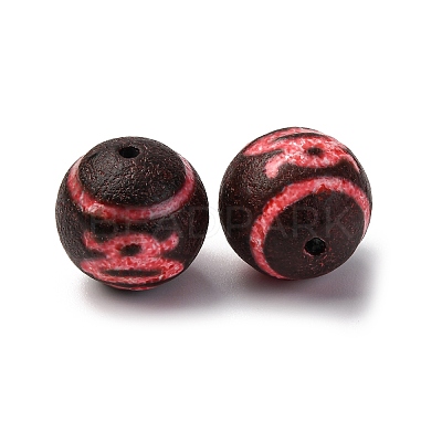 Tibetan Style dZi Beads TDZI-NH0001-D01-01A-1