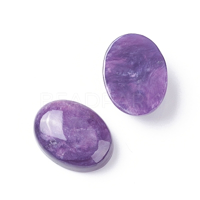 Natural Charoite Cabochons G-E557-05E-1