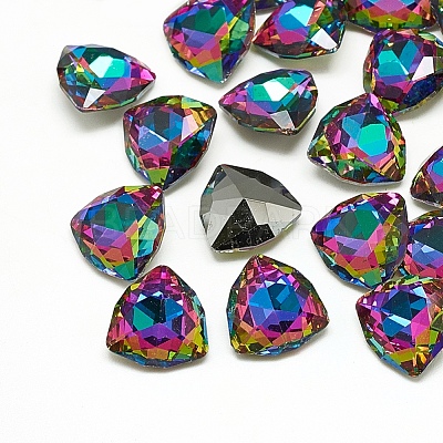 DIY Pointed Back K9 Glass Rhinestone Cabochons RGLA-T071-12mm-006-1