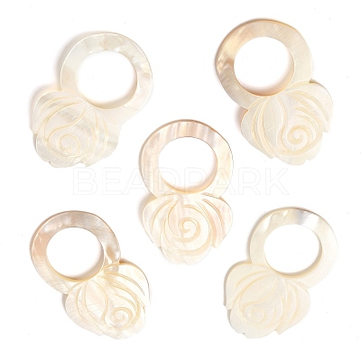 Natural Freshwater Shell Big Pendants SHEL-K006-29-1