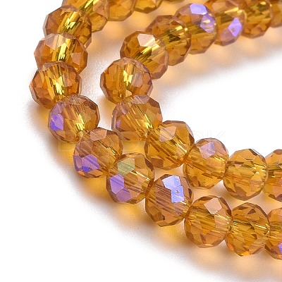 Electroplate Glass Beads Strands EGLA-A034-T2mm-L01-1
