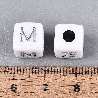Opaque Acrylic Beads SACR-T035-03M-1