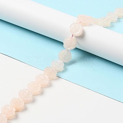 Natural Pink Aventurine Beads Strands G-D475-01E-1