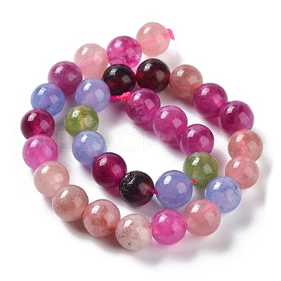 Dyed Natural Malaysia Jade Beads Strands G-G021-01A-03-1