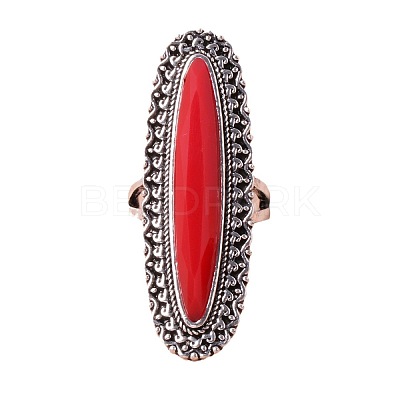 Alloy and Resin Finger Rings FS-WGB9ABA-05-1