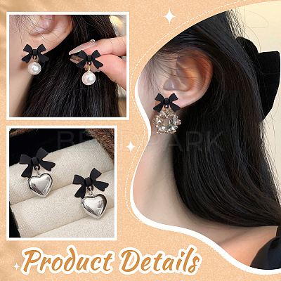 42Pcs Brass Clip-on Earrings EJEW-ME0001-24B-1