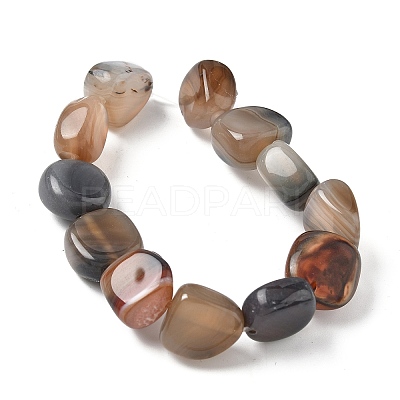 Natural Agate Beads Strands G-H295-D01-16-1
