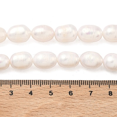 Natural Cultured Freshwater Pearl Beads Strands PEAR-D003-01D-12-1