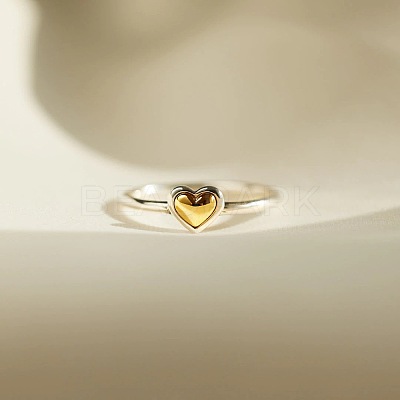Heart 925 Sterling Silver Finger Rings for Women FS-WG1734C-03-1