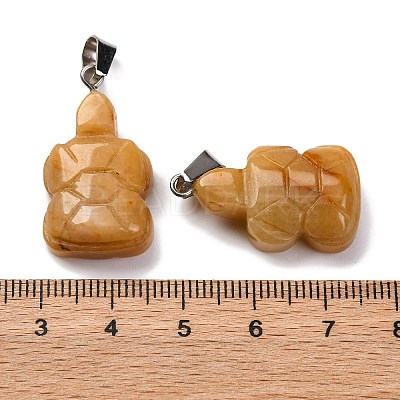 Natural Topaz Jade Pendants G-B127-06P-03-1
