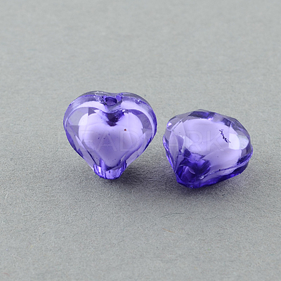 Transparent Acrylic Beads TACR-S114-8mm-10-1