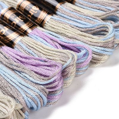 10 Skeins 6-Ply Polyester Embroidery Floss OCOR-K006-A01-1