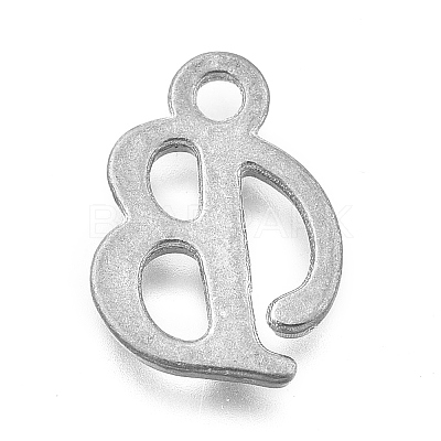 Alloy Letter Pendants LS-PALLOY-J718-01C-B-1