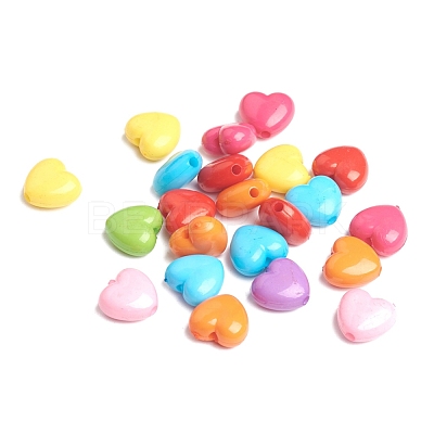 Opaque Acrylic Beads SACR-10X11-1