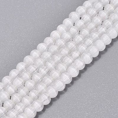 Glass Imitation Cat Eye Beads Strands GLAA-N075-01A-12-1