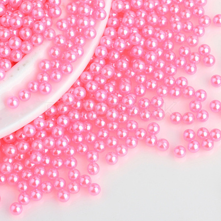 Imitation Pearl Acrylic Beads OACR-S011-4mm-Z6-1