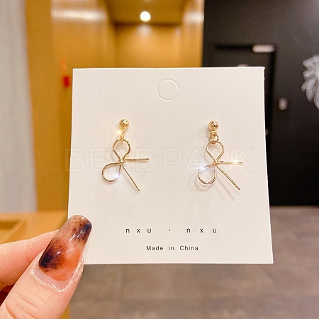 Alloy Dangle Earrings for Women WG29476-110-1