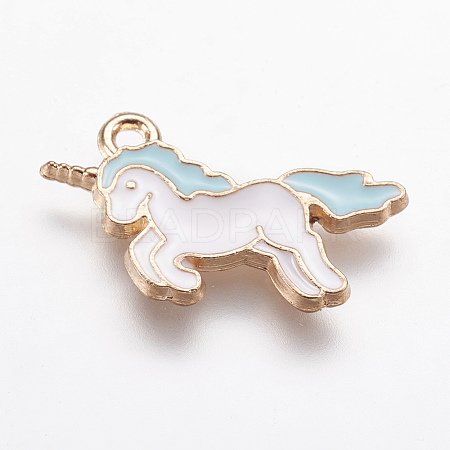 Alloy Enamel Pendants ENAM-G124-03E-1