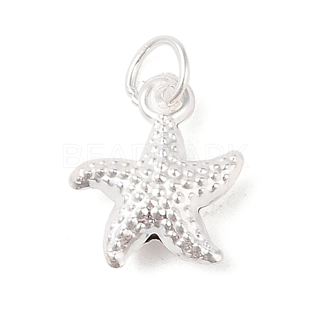 925 Sterling Silver Starfish Charms STER-K181-03S-1