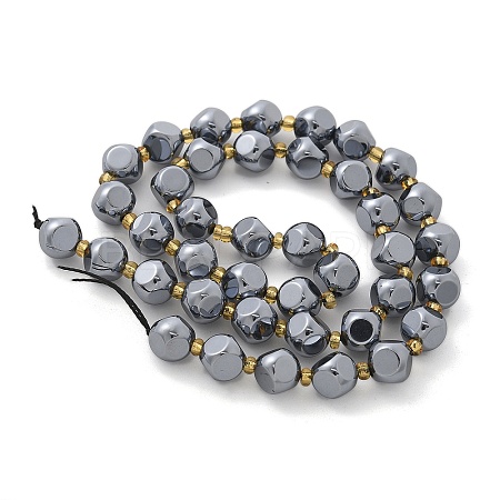 Terahertz Stone Round Beads Strands G-R002-01C-1
