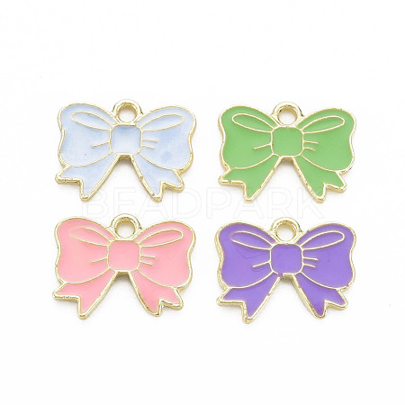 Alloy Enamel Pendants PALLOY-S181-043-NR-1