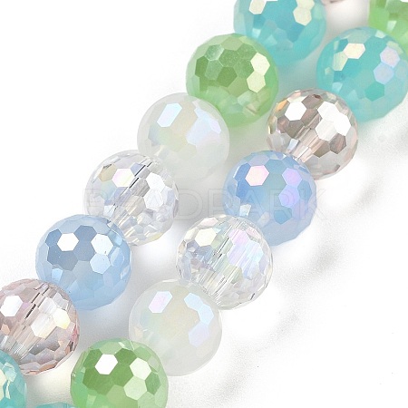 Electroplate Glass Bead Strands X-GLAA-Z006-01B-1