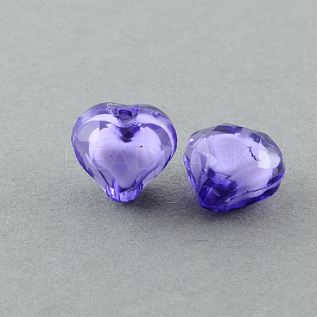 Transparent Acrylic Beads TACR-S114-8mm-10-1