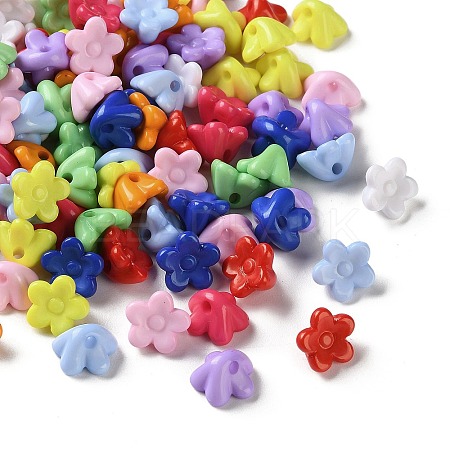 Opaque Acrylic Beads MACR-L010-05F-1