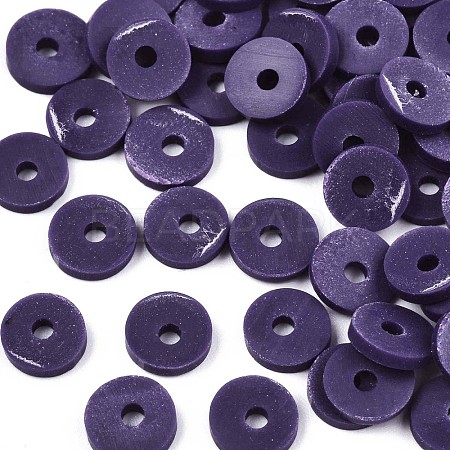 Handmade Polymer Clay Beads CLAY-Q251-8.0mm-46-1