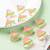 Transparent Enamel Acrylic Beads TACR-S155-001C-6