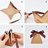 Paper Jewelry Box CON-WH0076-12C-3