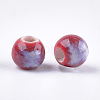Handmade Porcelain Beads X-PORC-S498-19B-06-2