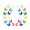 ARRICRAFT 56Pcs 7 Colors PVC Artifical Butterfly Fridge Magnet DIY-AR0001-66-1