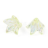 Transparent Acrylic Bead Caps OACR-H016-05C-4