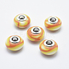 Handmade Polymer Clay European Beads CLAY-K002-C16-1